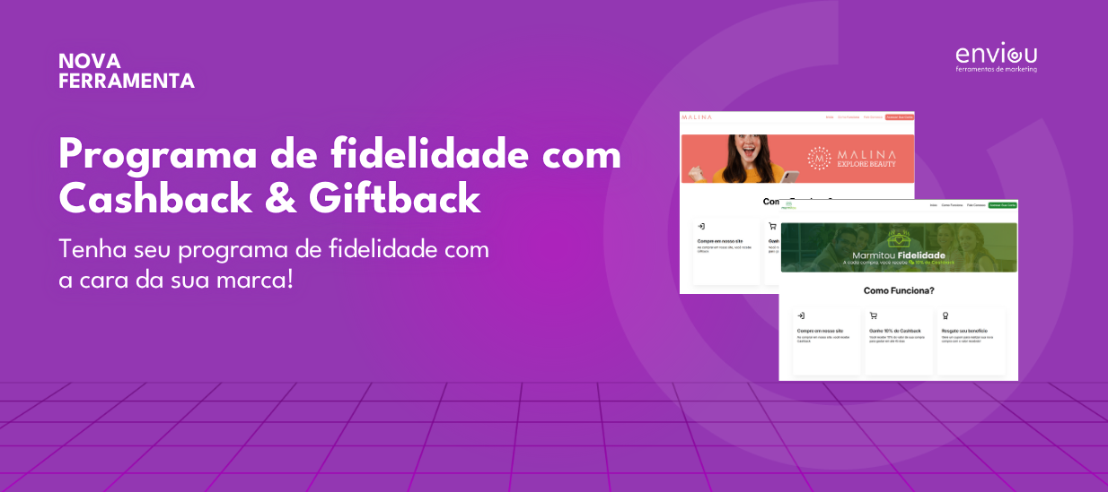 Cashback e ou Giftback em Whitelabel