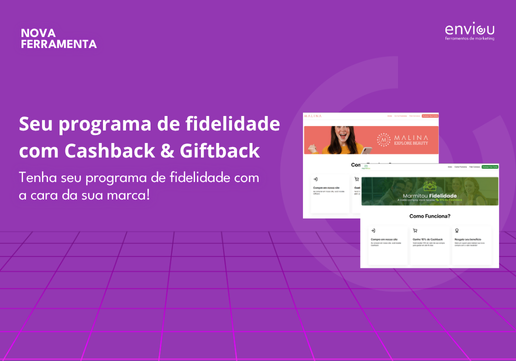 Cashback e ou Giftback em Whitelabel